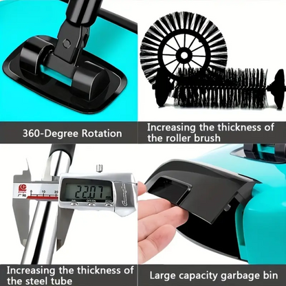 3 In 1 Multifunction Hand Push Sweeper - Vacuum Cleaner And Moping Machine