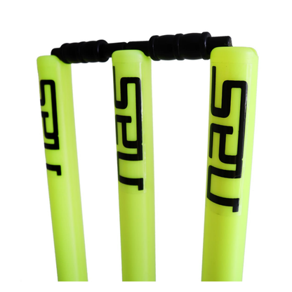 NAS Cricket Pop-Up Stumps Wickets Including 3 Stumps - 3 Bails & A Base