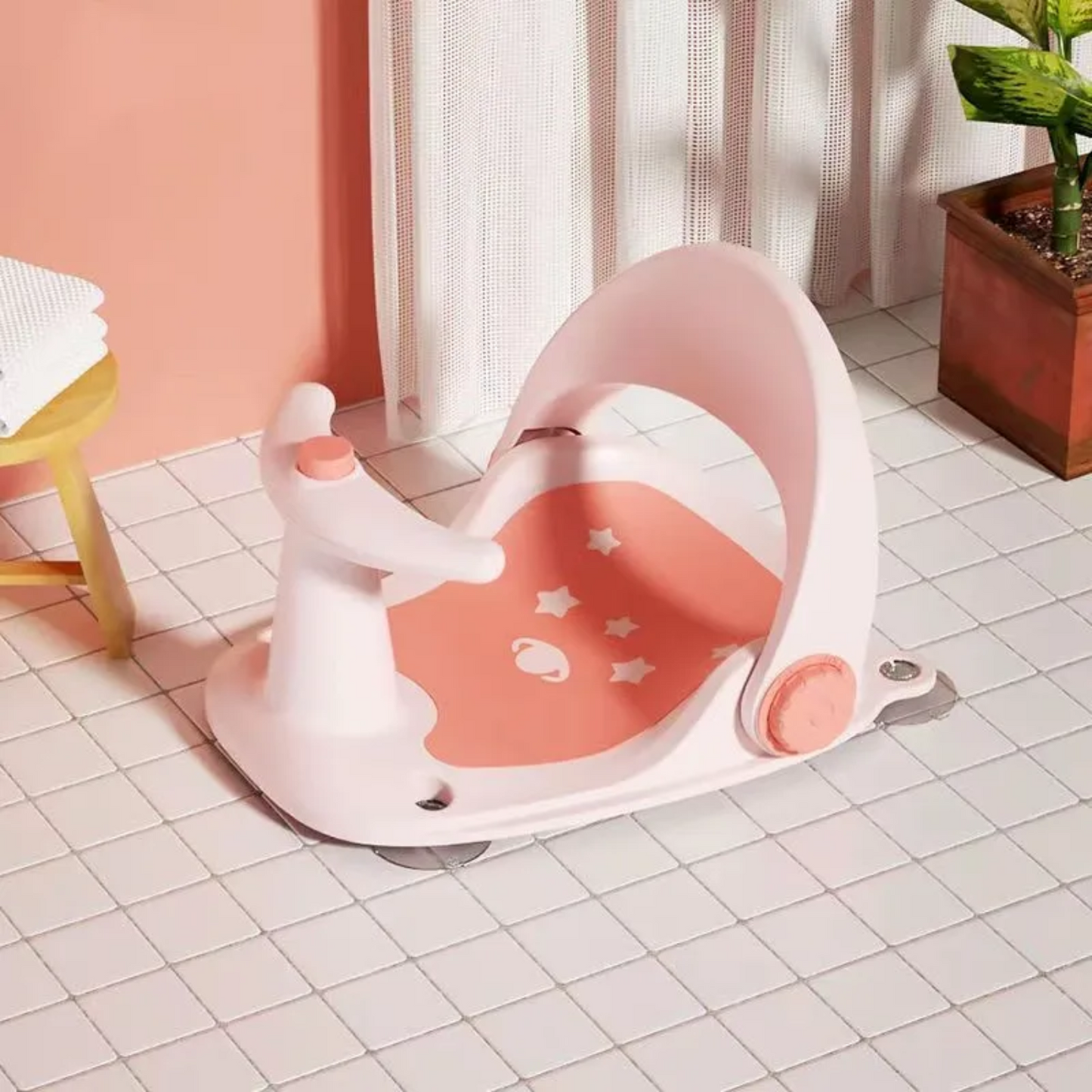 Baby Bath Seat with Adjustable Backrest