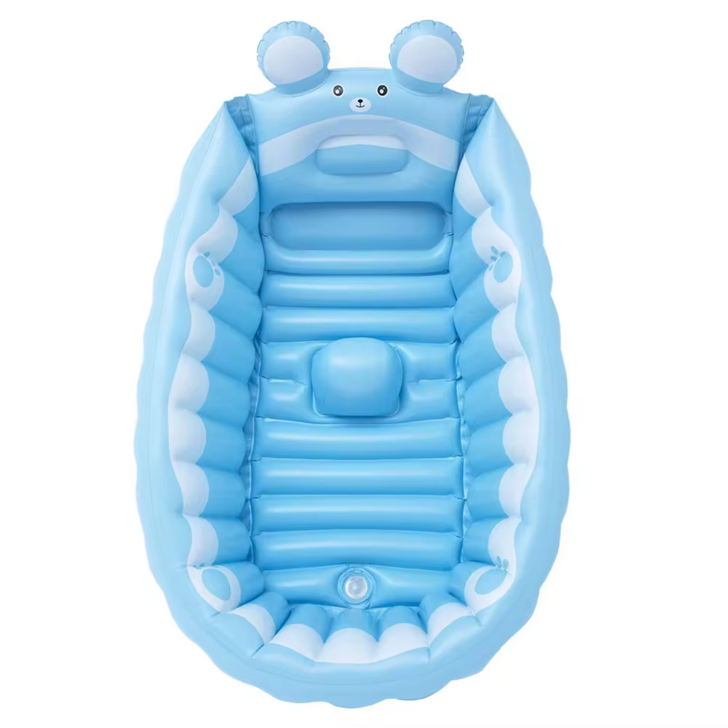 Inflatable Foldable Baby Bath Tub Outdoor Pool for Toddlers & Kids