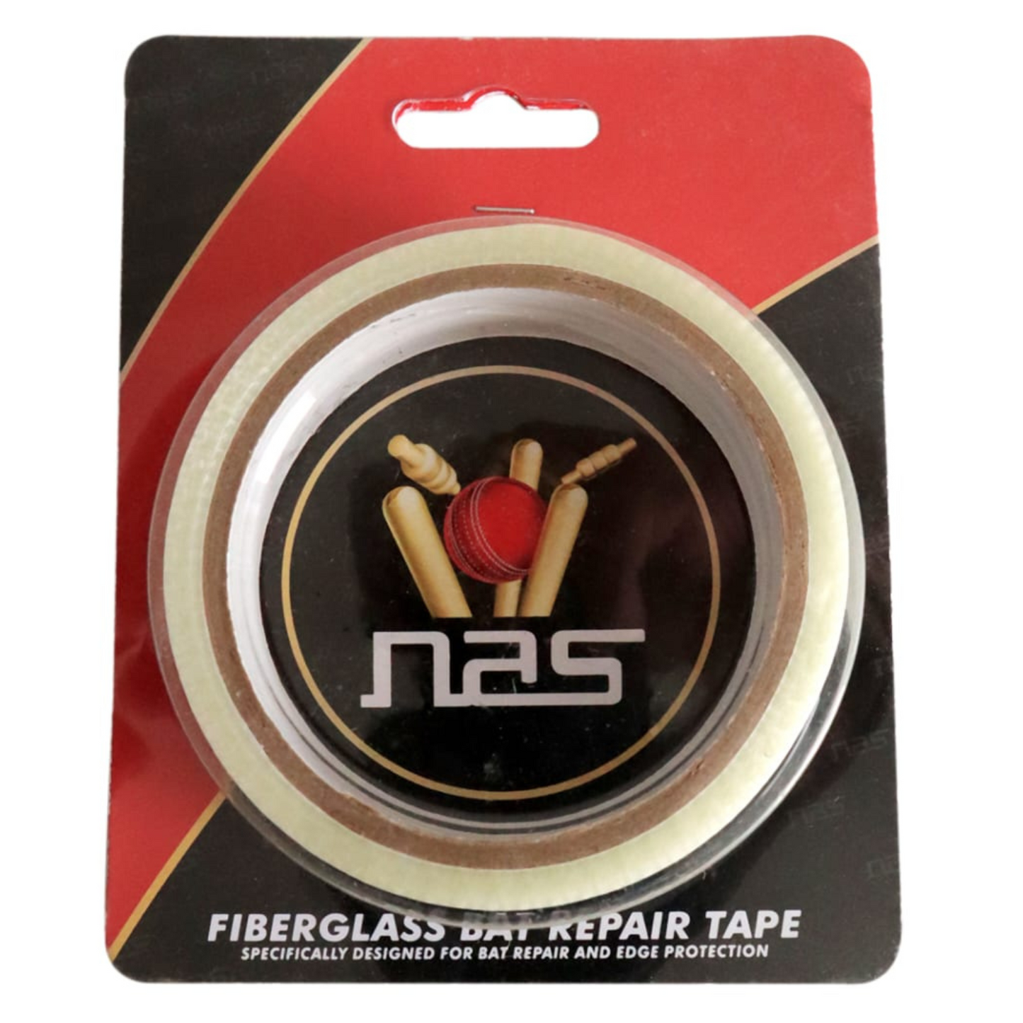 NAS Fiber Glass Cricket Bat Repair Tape - 10m x 2.5cm Roll