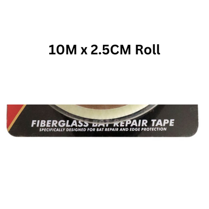 NAS Fiber Glass Cricket Bat Repair Tape - 10m x 2.5cm Roll