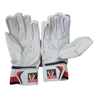 NAS Premium Cricket Batting Gloves for Boys, Girls, Youth and Adults