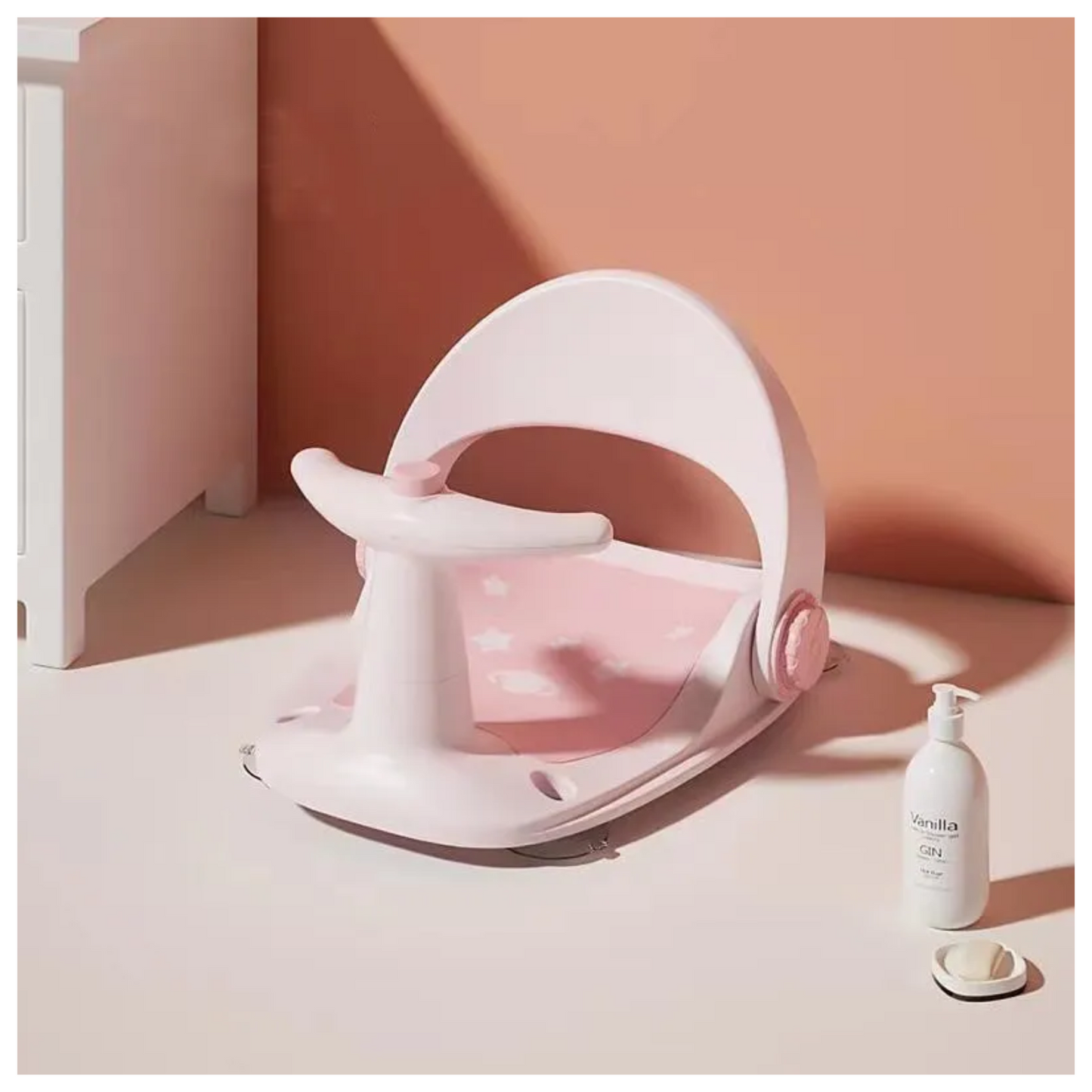 Baby Bath Seat with Adjustable Backrest