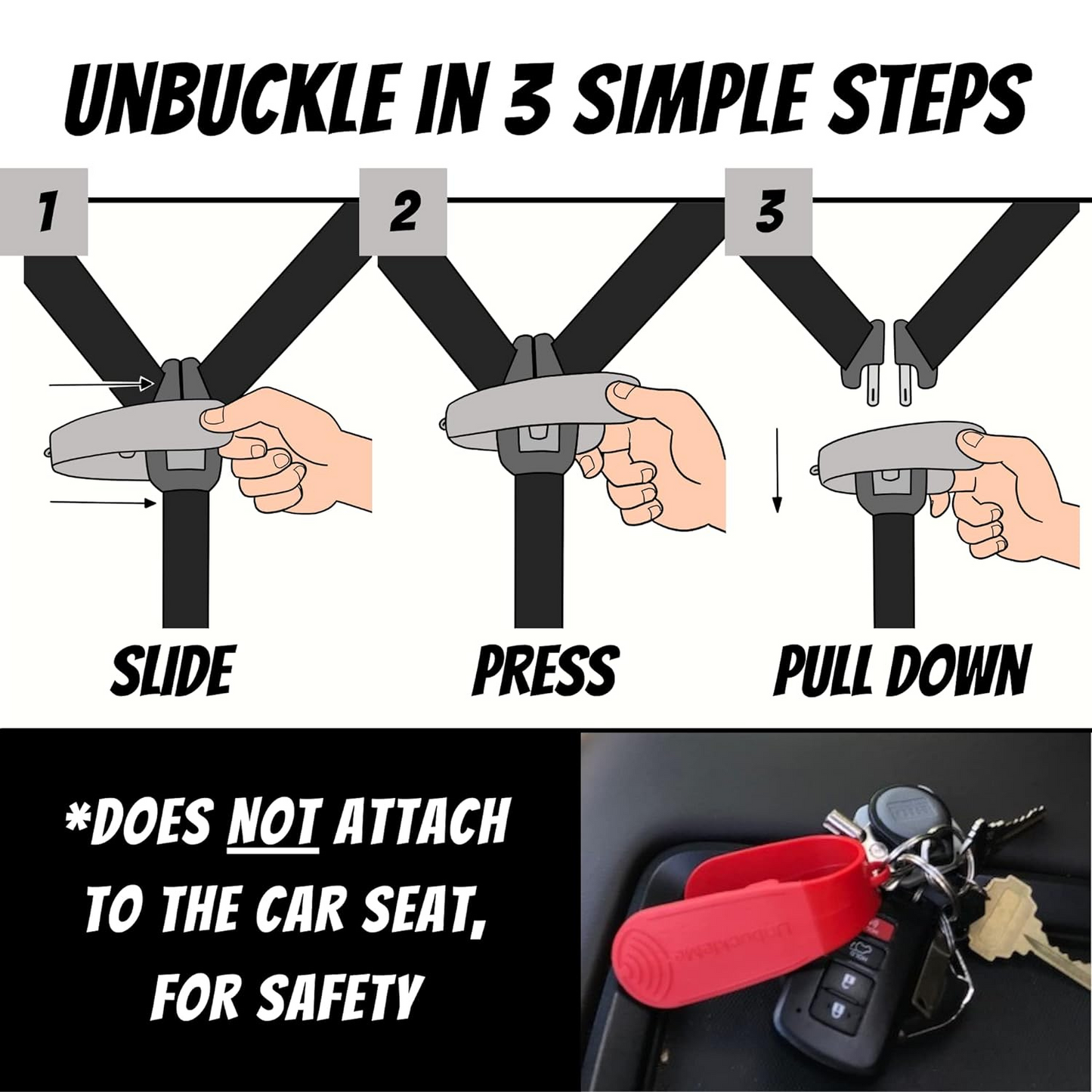 Baby Car Seat Unbuckle Release Tool