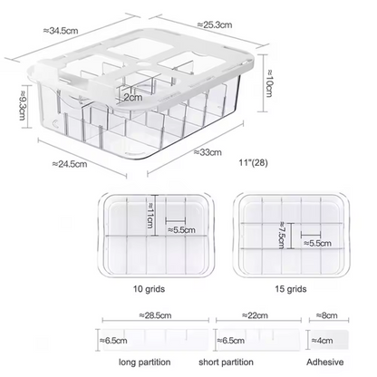 Closet Wardrobe Organizer Storage Box for Socks Underwear Underpants