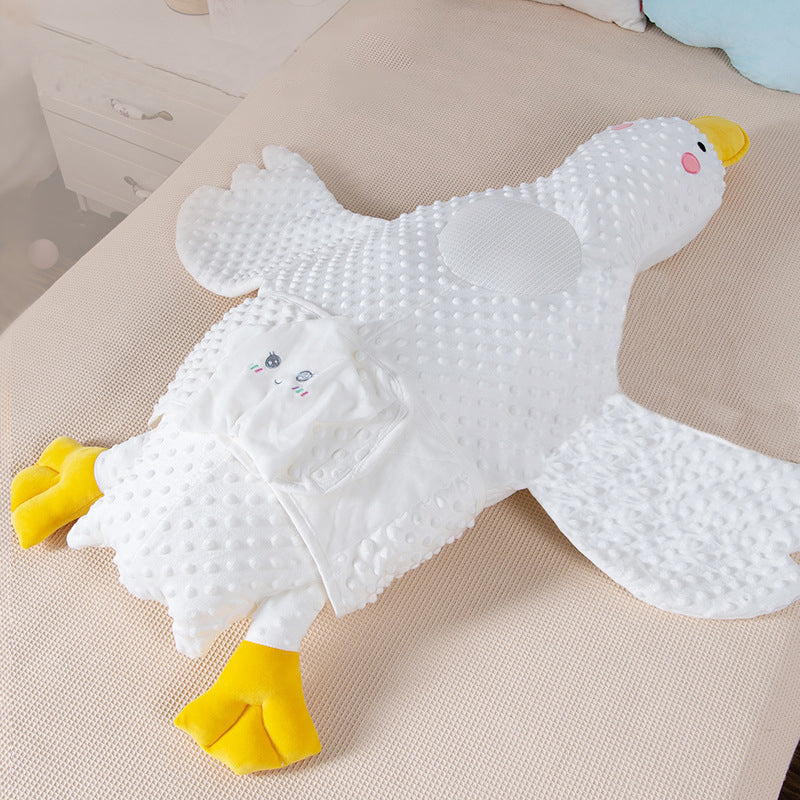 Baby Soothing Pillow Stuffed Goose for Newborns, Babies, Infants