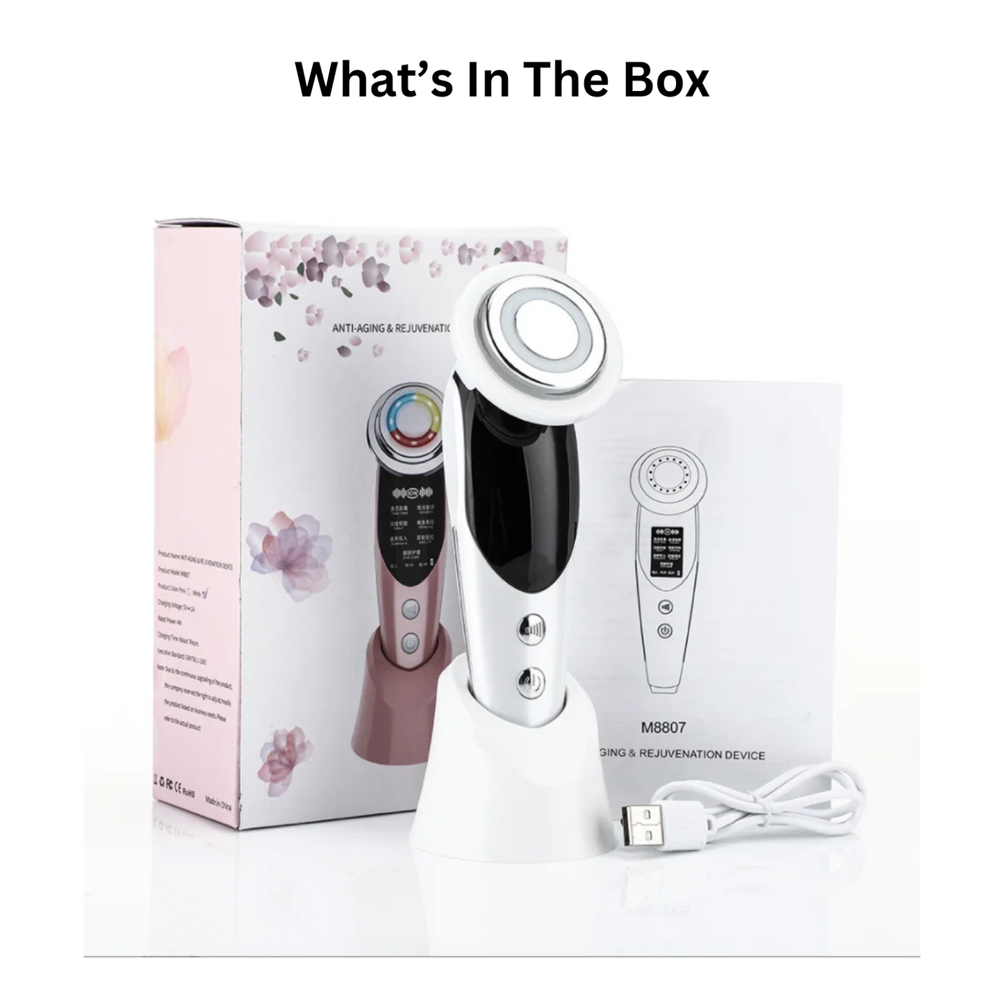 Facial Cleansing 7 in 1 Beauty Stimulation Device