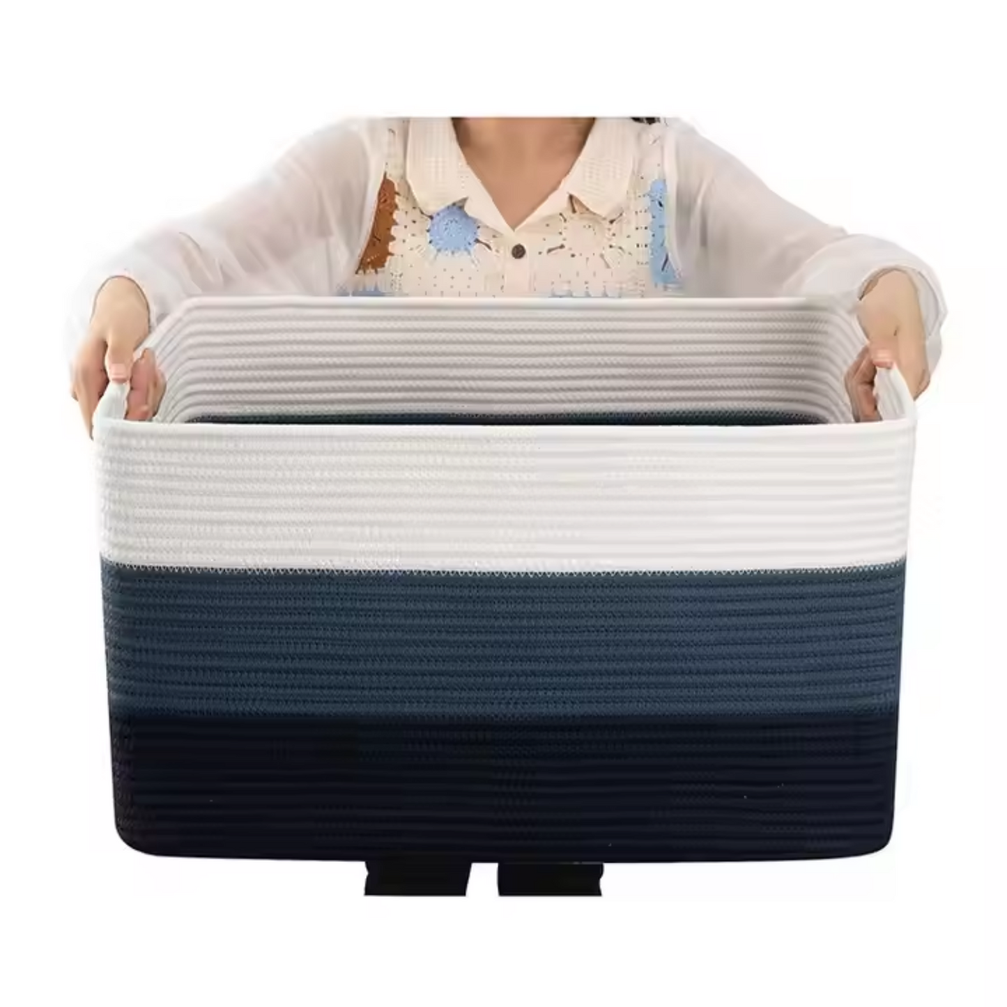 Sheikhs Versatile Natural Cotton Rope Storage Baskets Extra Large