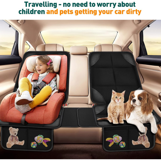 Car Seat Protector from Baby Car Seat & Pet - Thick 600D Padding