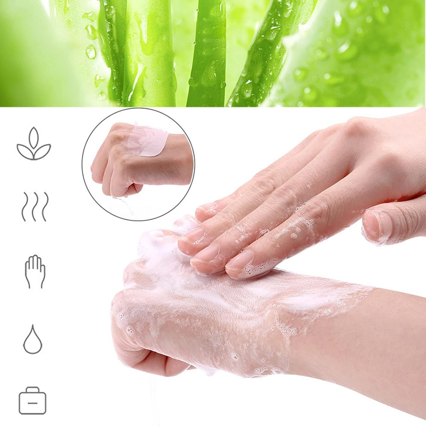 Portable Scented Hand Soap Mini Sheets Paper