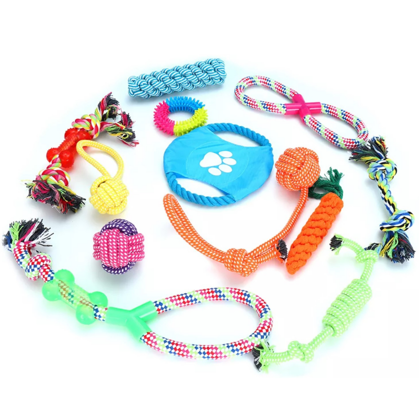 Braided Cotton Rope Dog Toys