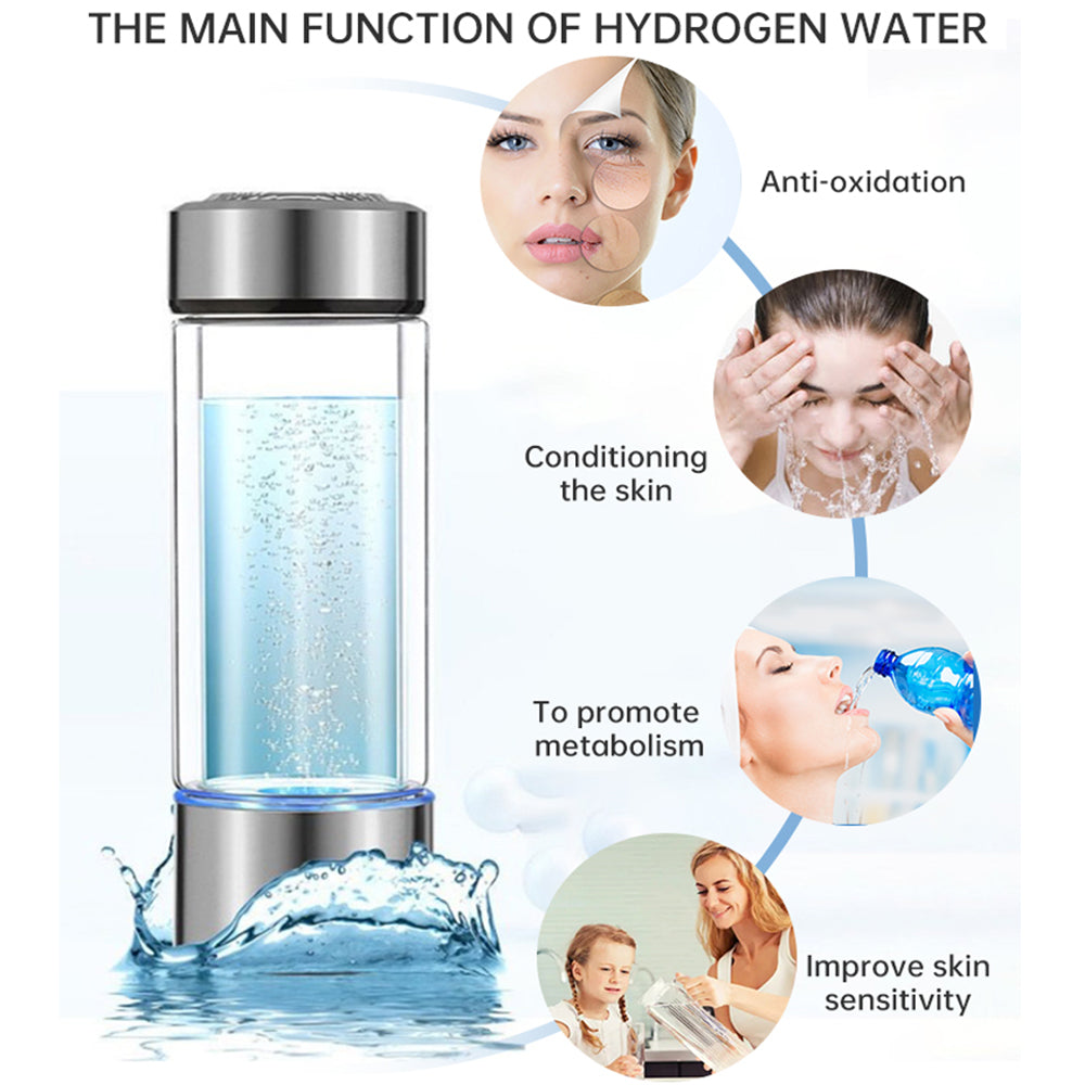 Rechargeable Hydrogen Water Bottle 800PPB