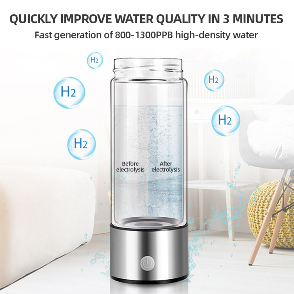 Rechargeable Hydrogen Water Bottle 800PPB