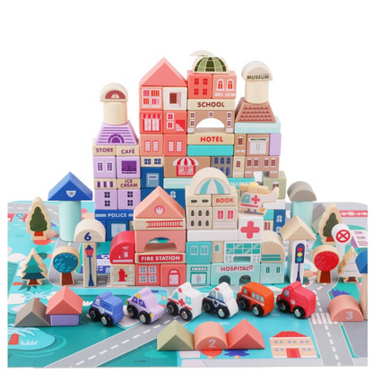 Educational Wooden Building Blocks