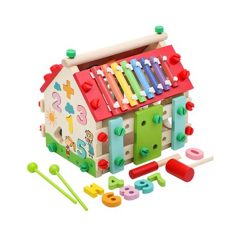 Multi-Functional Building Block Toy Music Initiation Xylophone Percussion