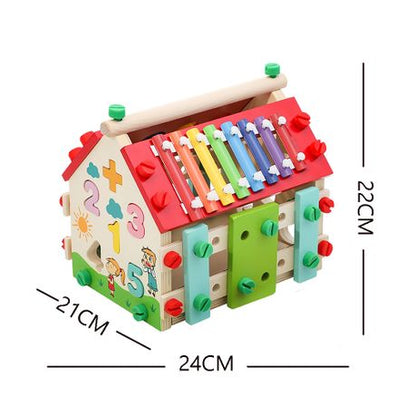 Multi-Functional Building Block Toy Music Initiation Xylophone Percussion