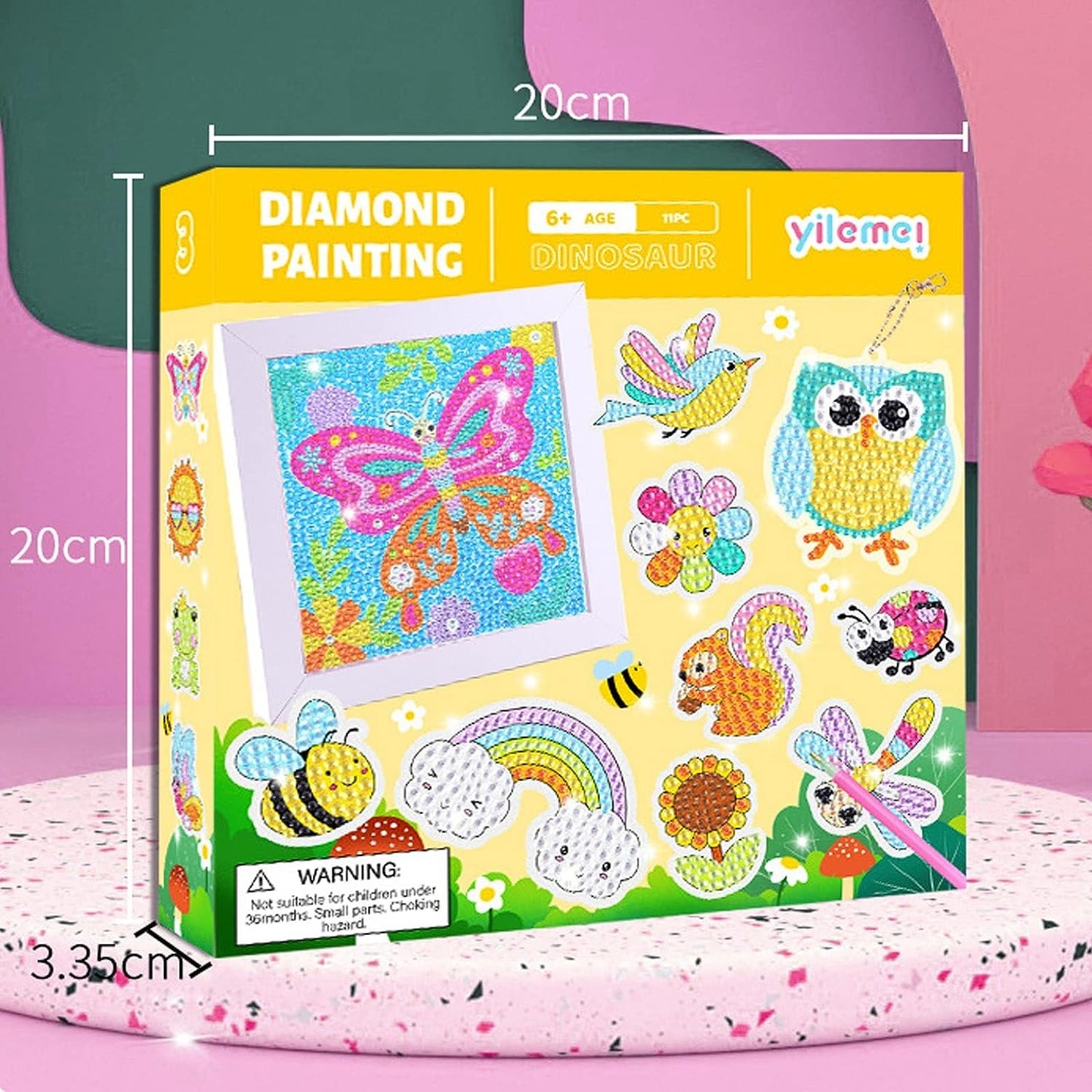 Kids DIY Diamond Canvas Drill Set